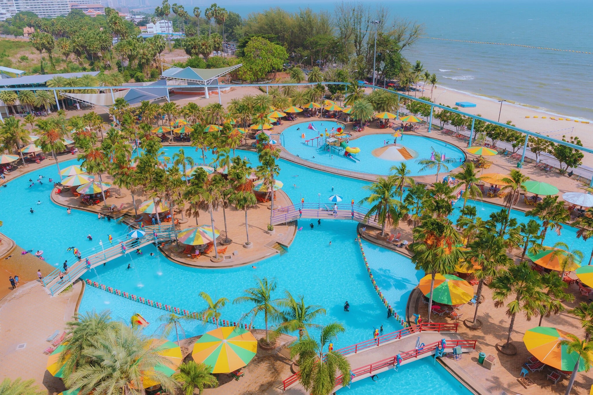 สวนน้ำใกล้กรุงเทพ​ Pattaya Park Beach Resort