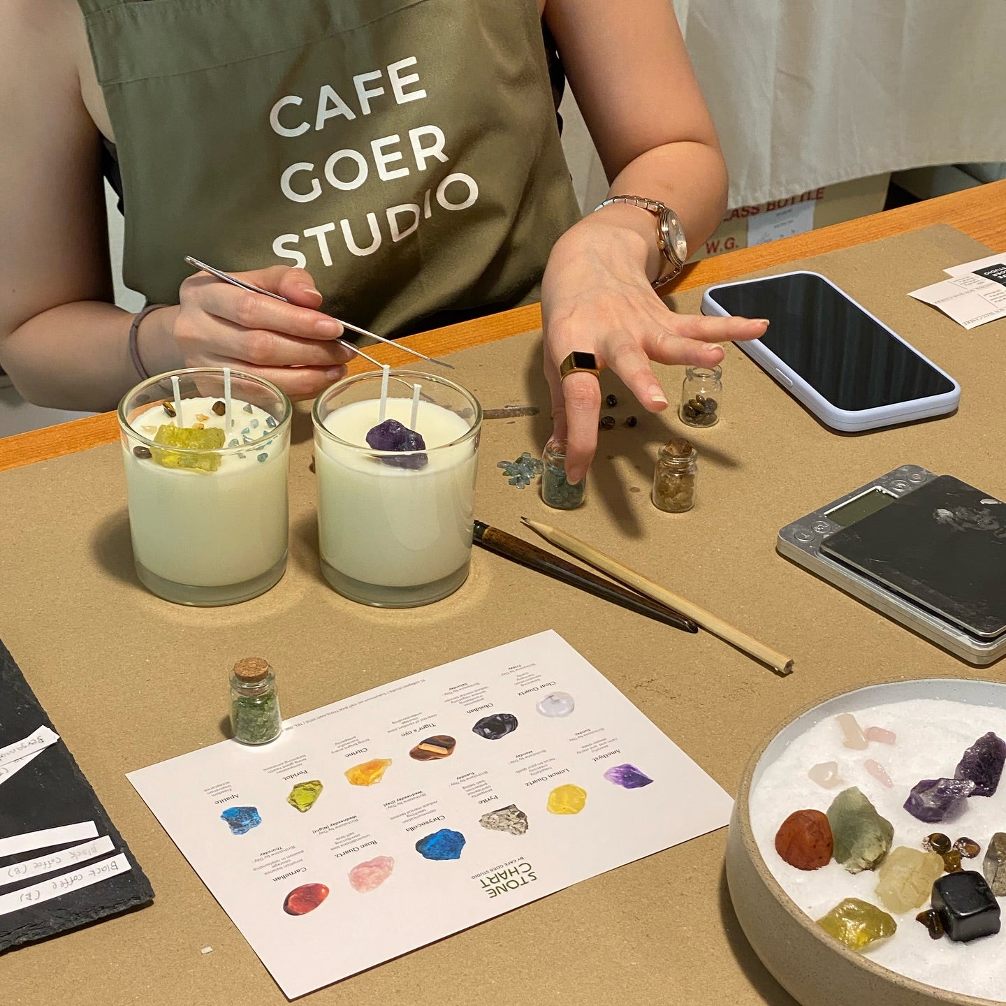 Café Goer Studio กิจกรรม workshop เทียนหอม